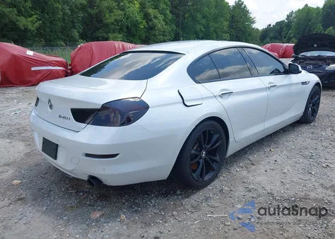 2013 BMW 640I Gran Coupe z USA, uszkodzony, nr VIN WBA6A0C53DDZ03219